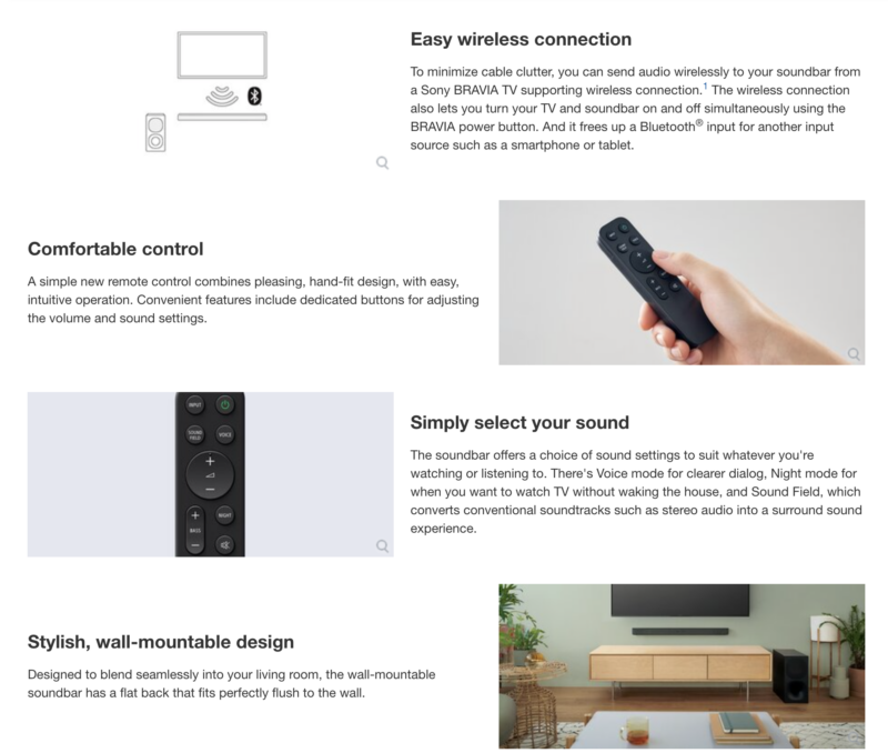 Sony HT-SC40 2.1ch Soundbar with Wireless Subwoofer 400W - Image 2